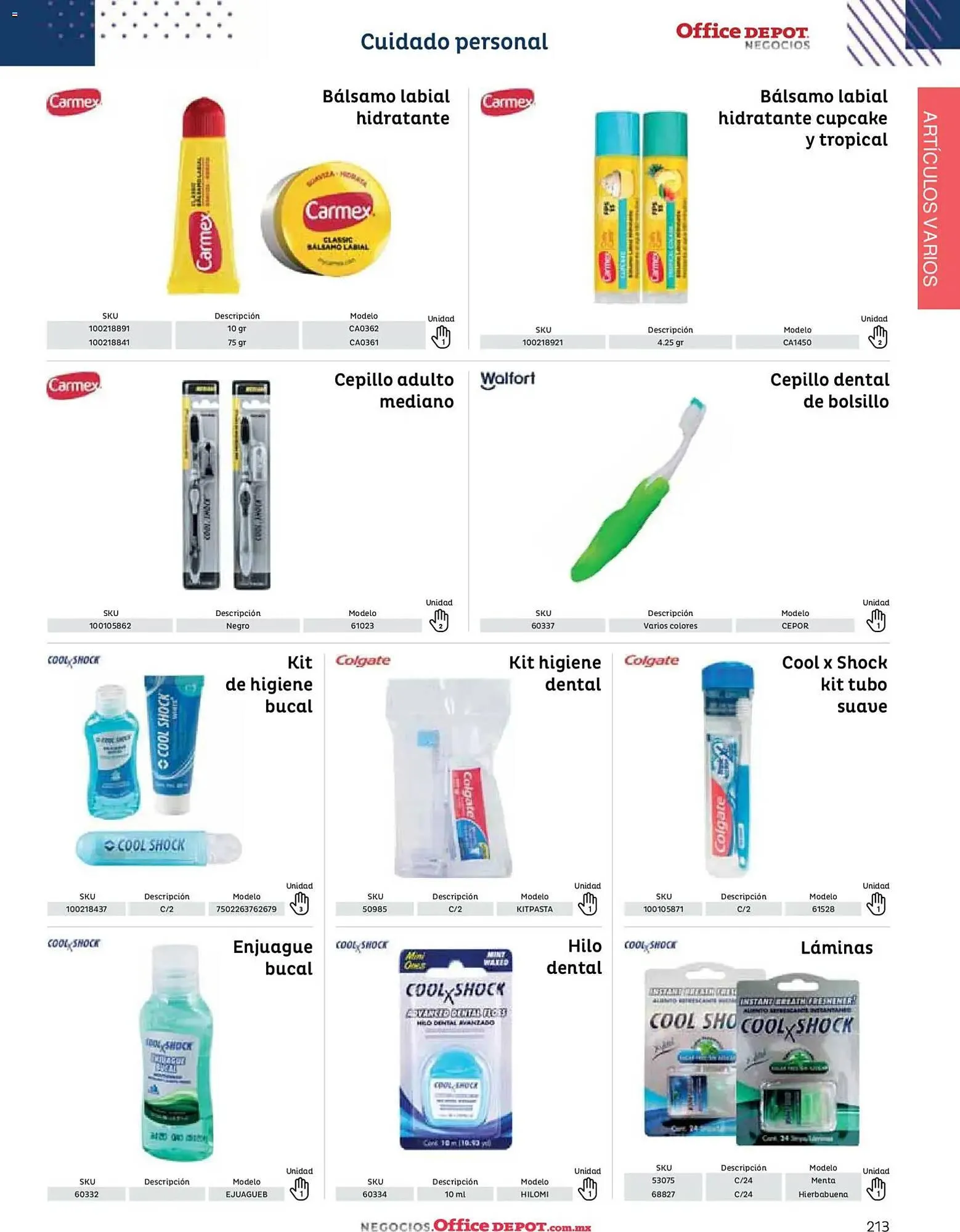 Catálogo de Catálogo Office Depot 12 de enero al 1 de enero 2027 - Pagina 215