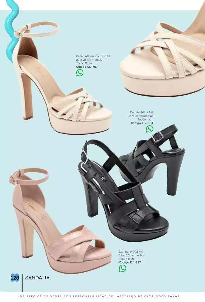 Catálogo de Pakar Sandalia 31 de enero al 31 de mayo 2025 - Pagina 128