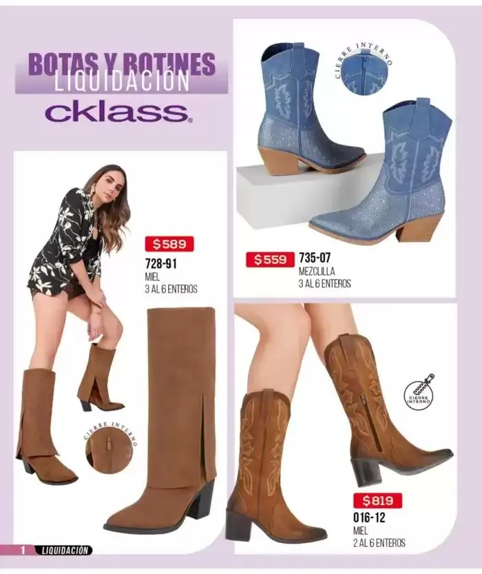 Catálogo de Catálogo Cklass Liquidación Calzado 2025 México 31 de marzo al 31 de agosto 2025 - Pagina 2