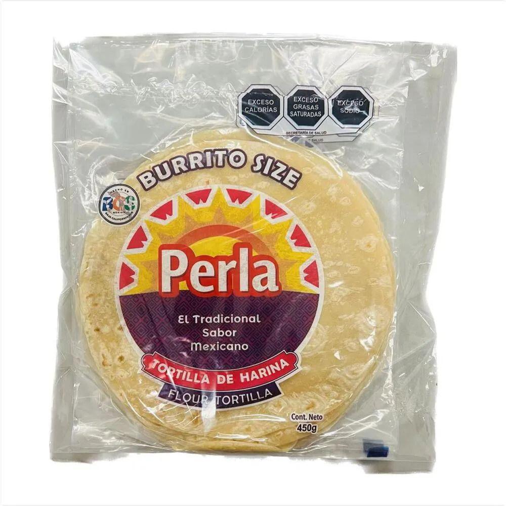 Tortillas de Harina para Burrito Perla 3/500 g