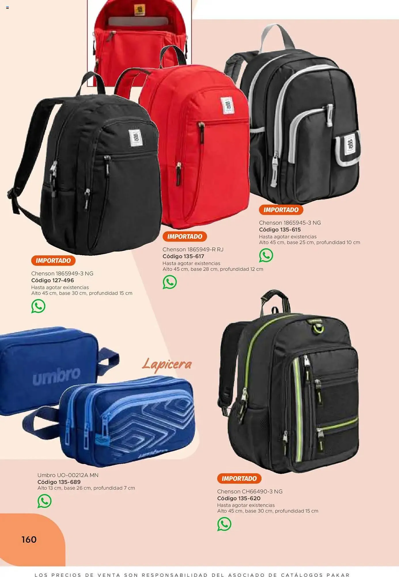 Catálogo de Catálogo SC Pakar 24 de julio al 1 de enero 2026 - Pagina 160