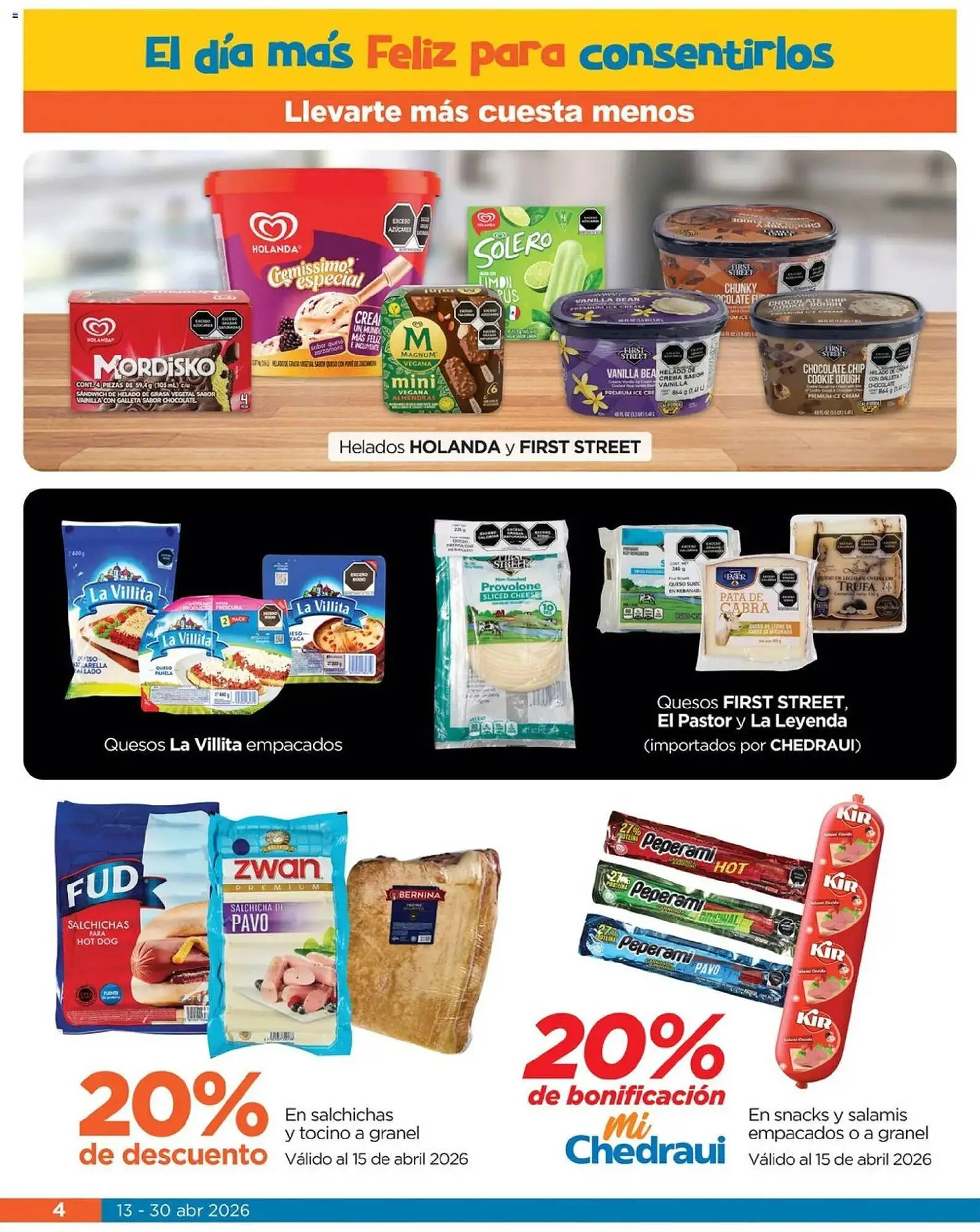 Catálogo de Folleto Chedraui 13 de abril al 1 de mayo 2026 - Pagina 4
