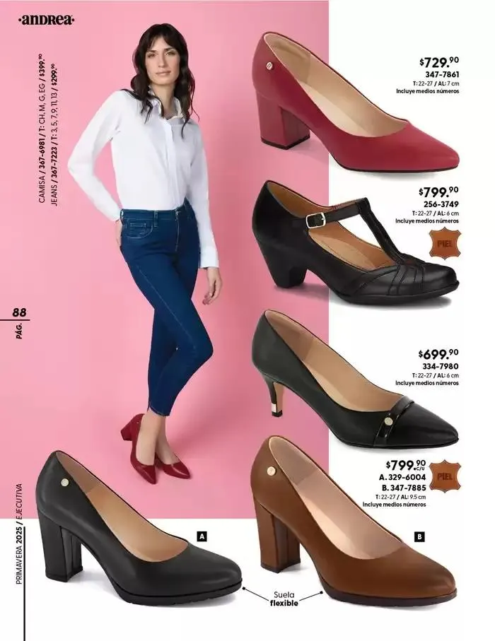 Catálogo de ANDREA | CALZADO CONFORT 26 de enero al 24 de mayo 2025 - Pagina 88