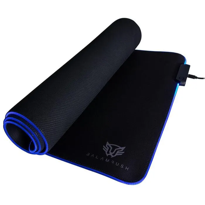 Mouse Pad Gamer BALAM RUSH RAGNAROK Antiderrapante RGB USB Negro BR-931434