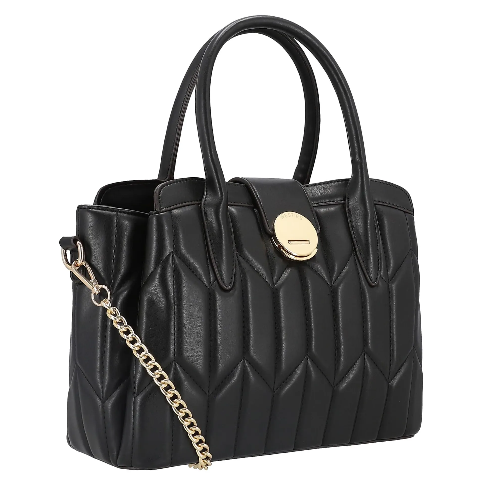 Bolsa De Mano Cybugs Aleutianas Sintetico Negro Westies