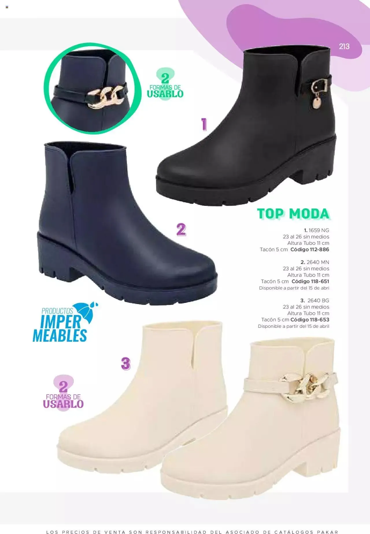 Catálogo de SC Pakar - Mujer 27 de enero al 31 de diciembre 2023 - Pagina 213