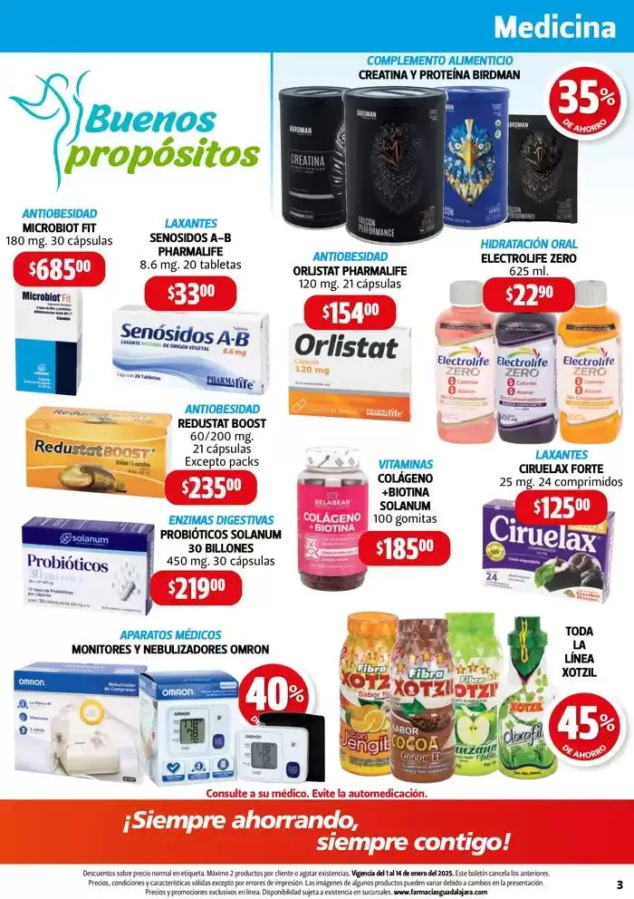 Catálogo de Ofertas especiales para ti 3 de enero al 14 de enero 2025 - Pagina 3