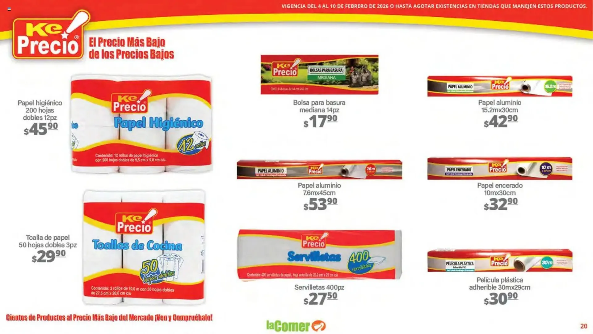 Catálogo de Folleto La Comer 4 de febrero al 10 de febrero 2026 - Pagina 20