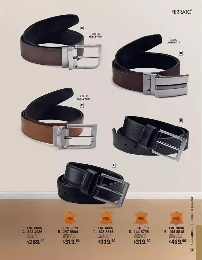 Catálogo de ANDREA - ACCESORIOS CABALLERO 26 de agosto al 25 de enero 2025 - Pagina 2