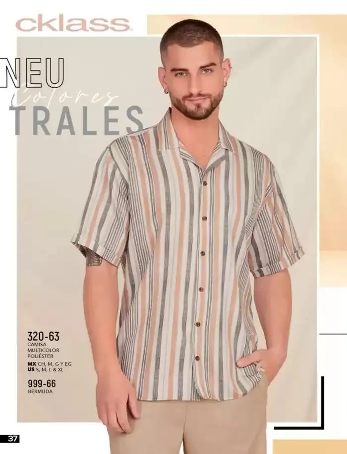 Catálogo de Catálogo Cklass Ropa Caballero Primavera Verano 2025 8 de enero al 30 de junio 2025 - Pagina 38