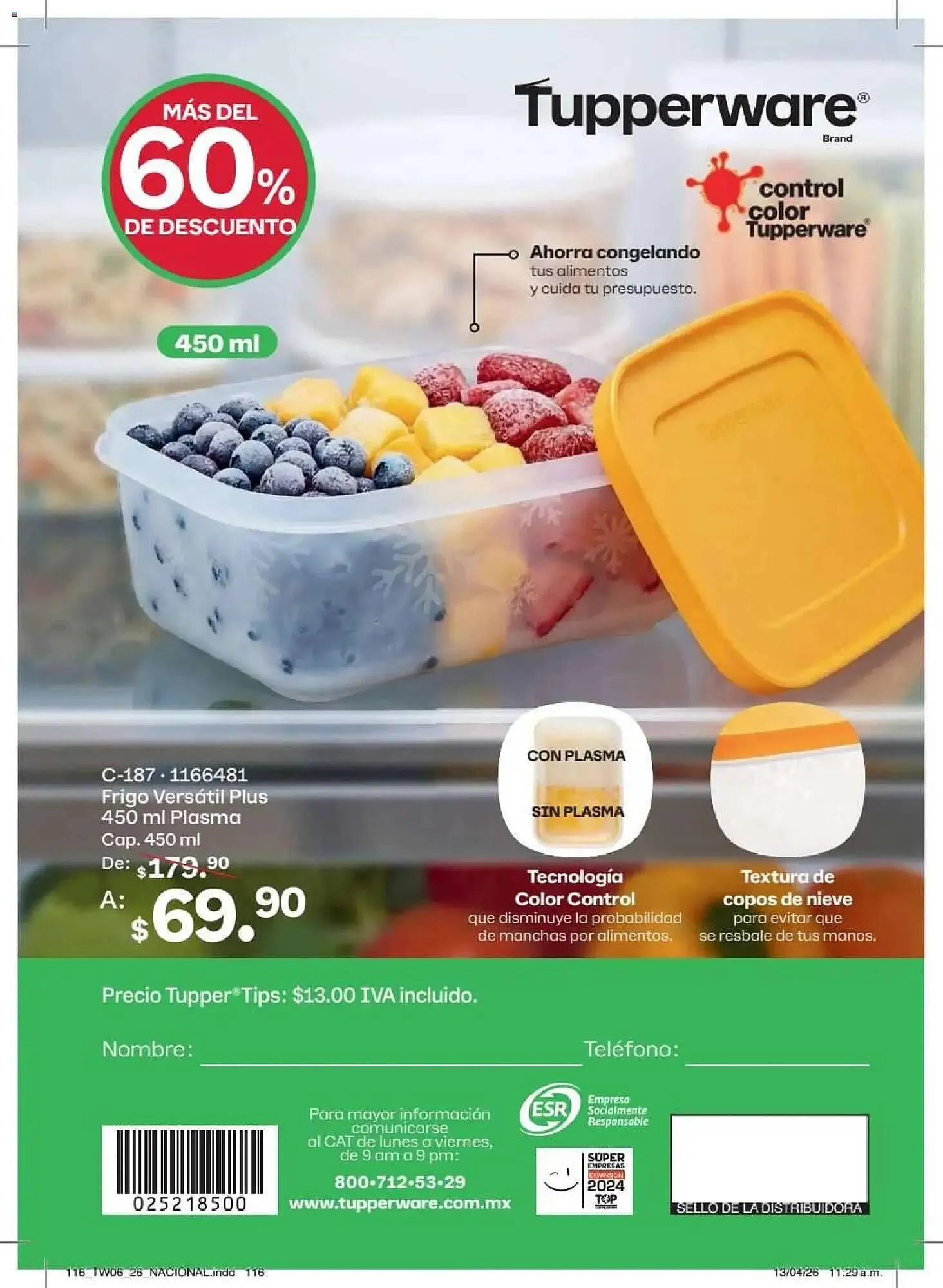 Catálogo de Catálogo Tupperware 18 de mayo al 14 de junio 2026 - Pagina 117