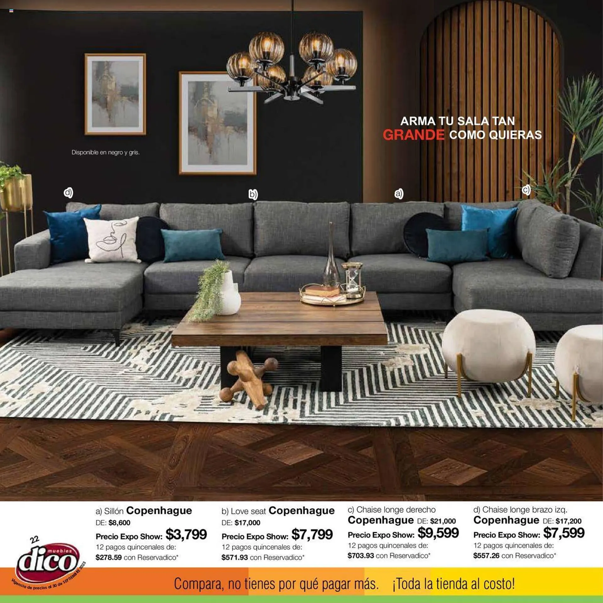 Catálogo de Catálogo Muebles Dico 7 de septiembre al 30 de septiembre 2023 - Pagina 22