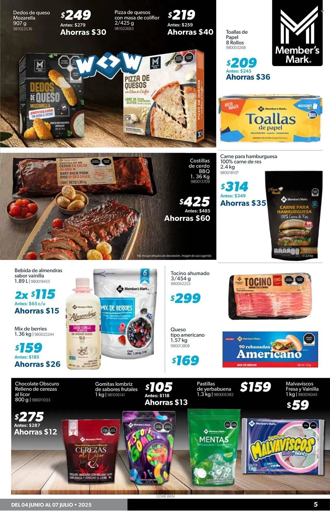 Catálogo de Catálogo Sam's Club 4 de junio al 7 de julio 2025 - Pagina 5