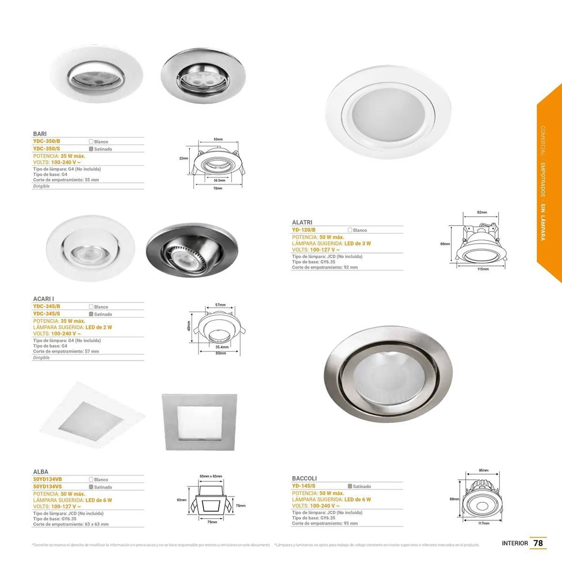 Catálogo de Catálogo Tecnolite 27 de junio al 31 de diciembre 2025 - Pagina 36