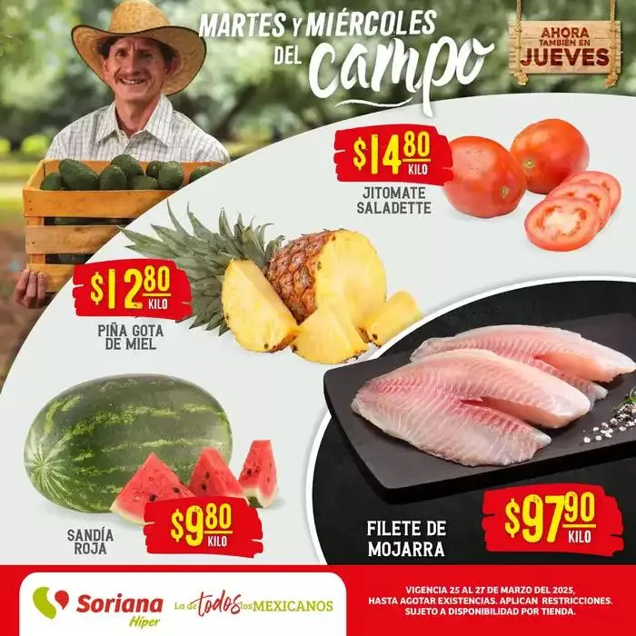 Catálogo de Martes y Miércoles del Campo Híper Frontera Noreste 27 de marzo al 27 de marzo 2025 - Pagina 1