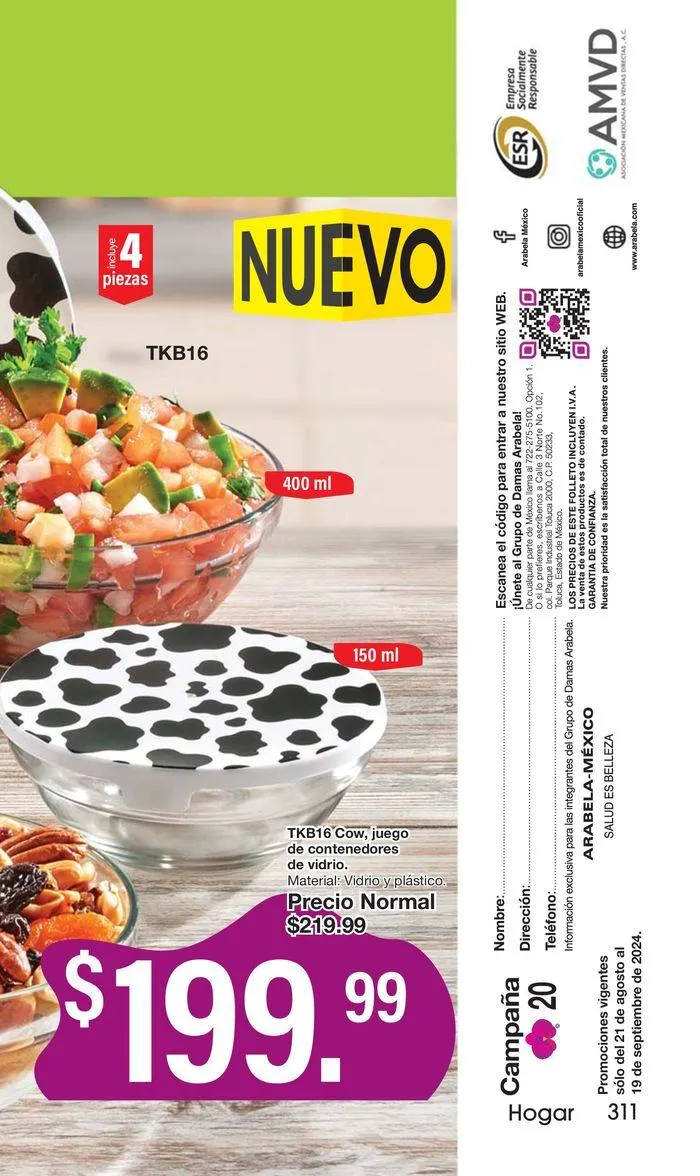 Catálogo de Arabela Campaña 20 29 de agosto al 19 de septiembre 2024 - Pagina 280