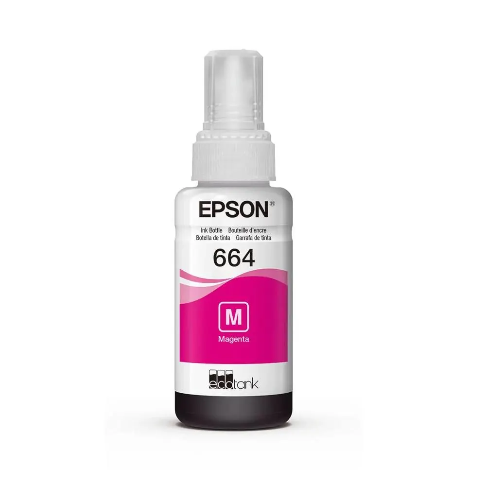 Botella Tinta Epson 664 T664320 Magenta