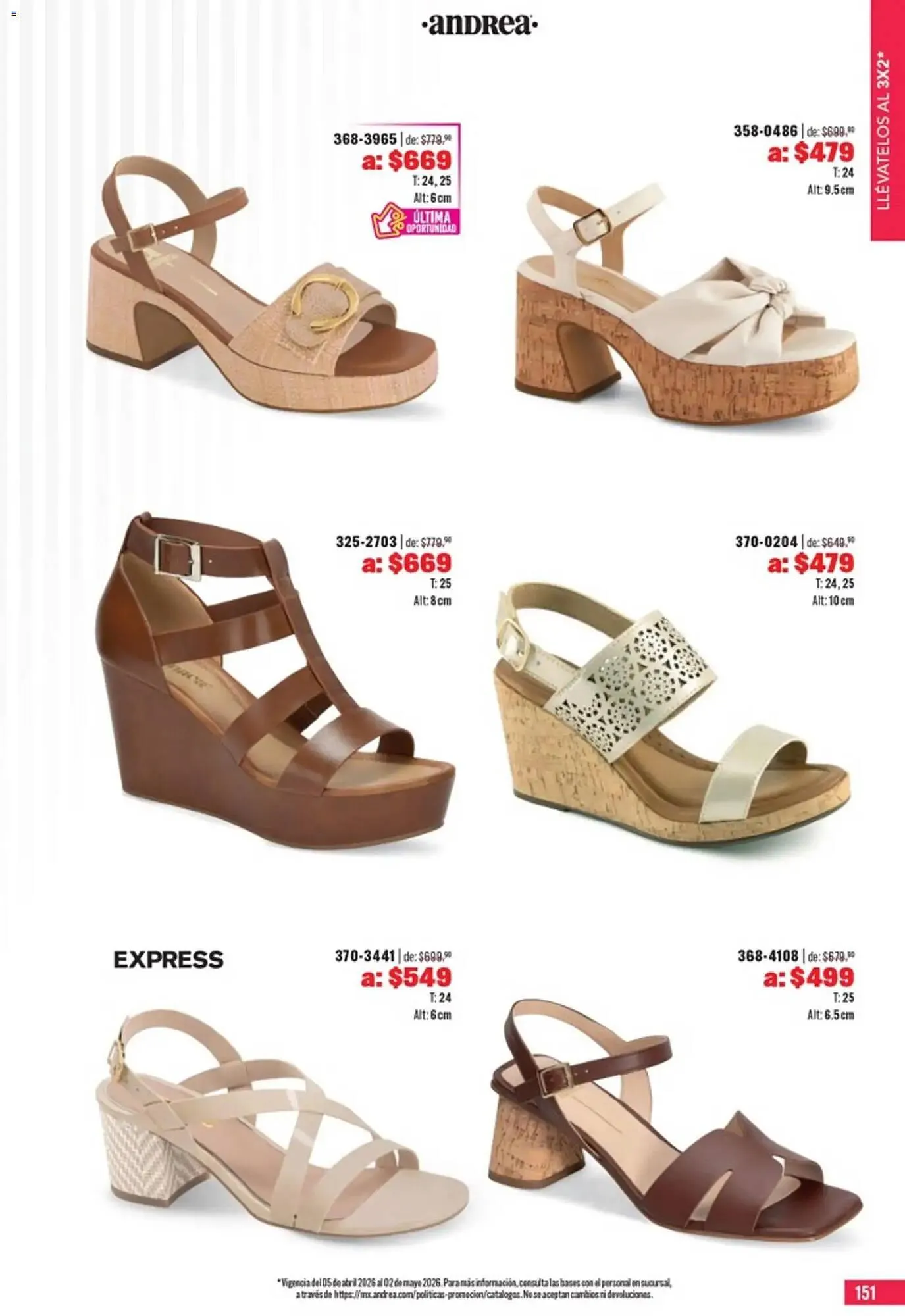 Catálogo de Catálogo Andrea 5 de abril al 2 de mayo 2026 - Pagina 151