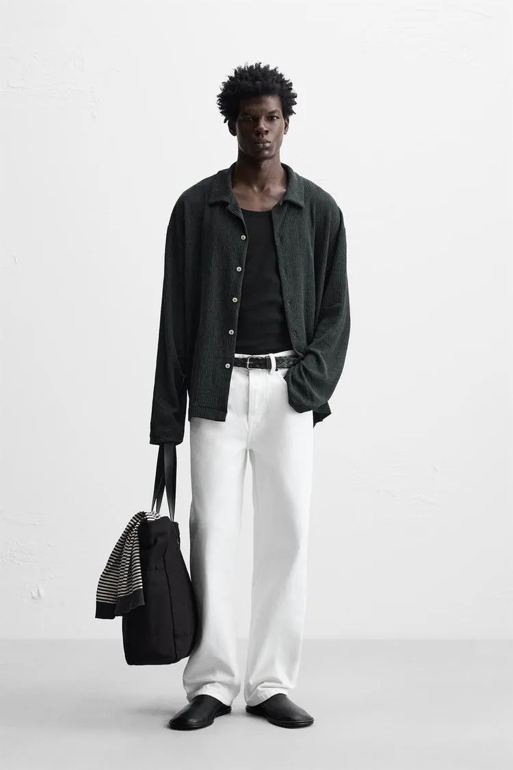 CAMISA RELAXED FIT ESTRUCTURA