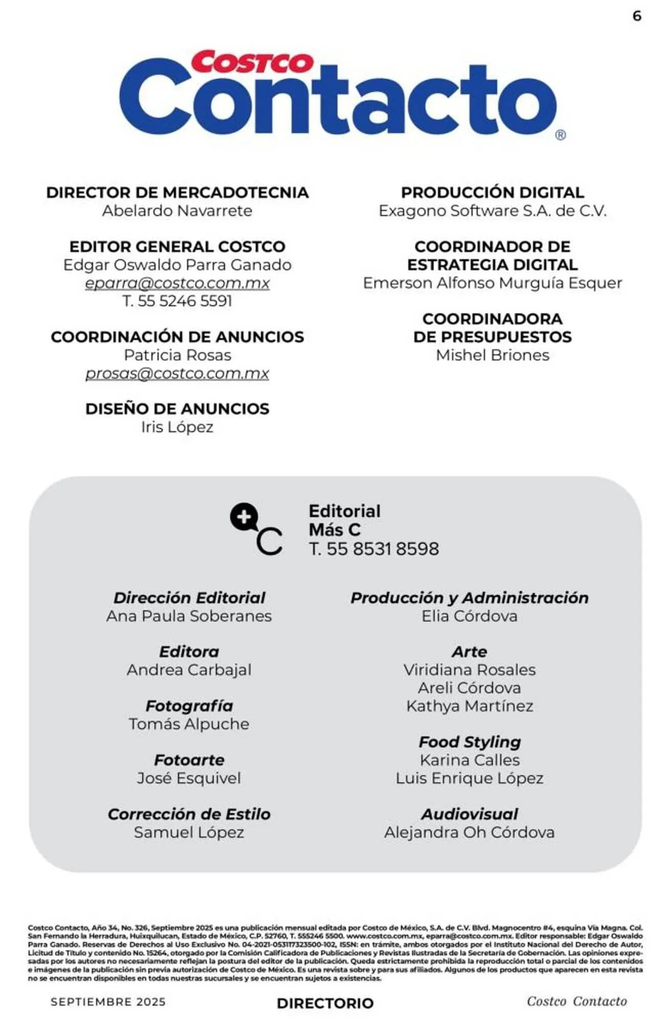 Catálogo de Catálogo Costco 10 de septiembre al 30 de septiembre 2025 - Pagina 6