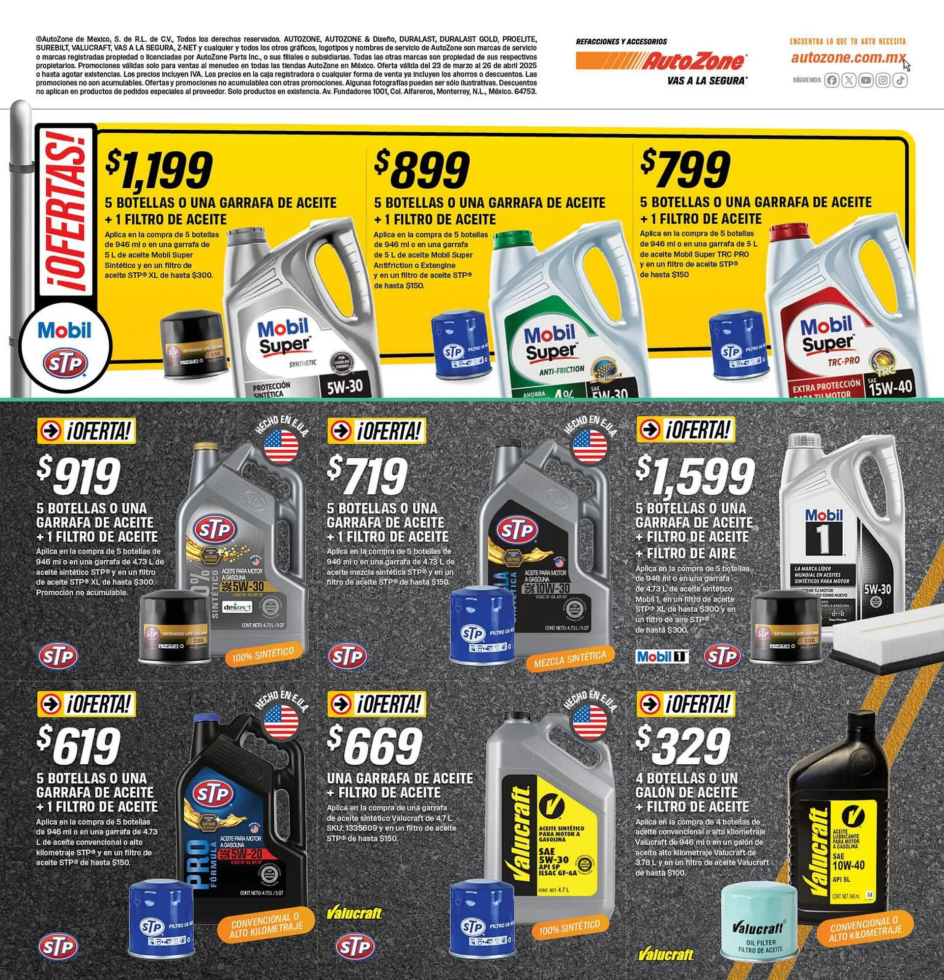 Catálogo de Catálogo AutoZone 4 de abril al 30 de abril 2025 - Pagina 16