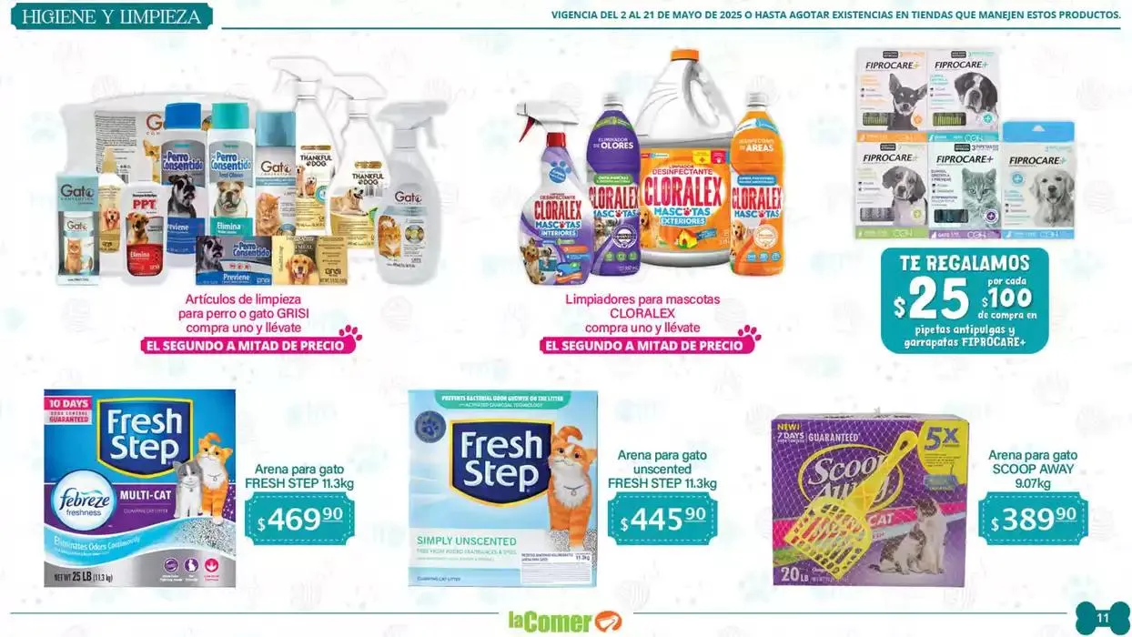 Catálogo de La Comer - Especial Mascotas 2 de mayo al 21 de mayo 2025 - Pagina 11