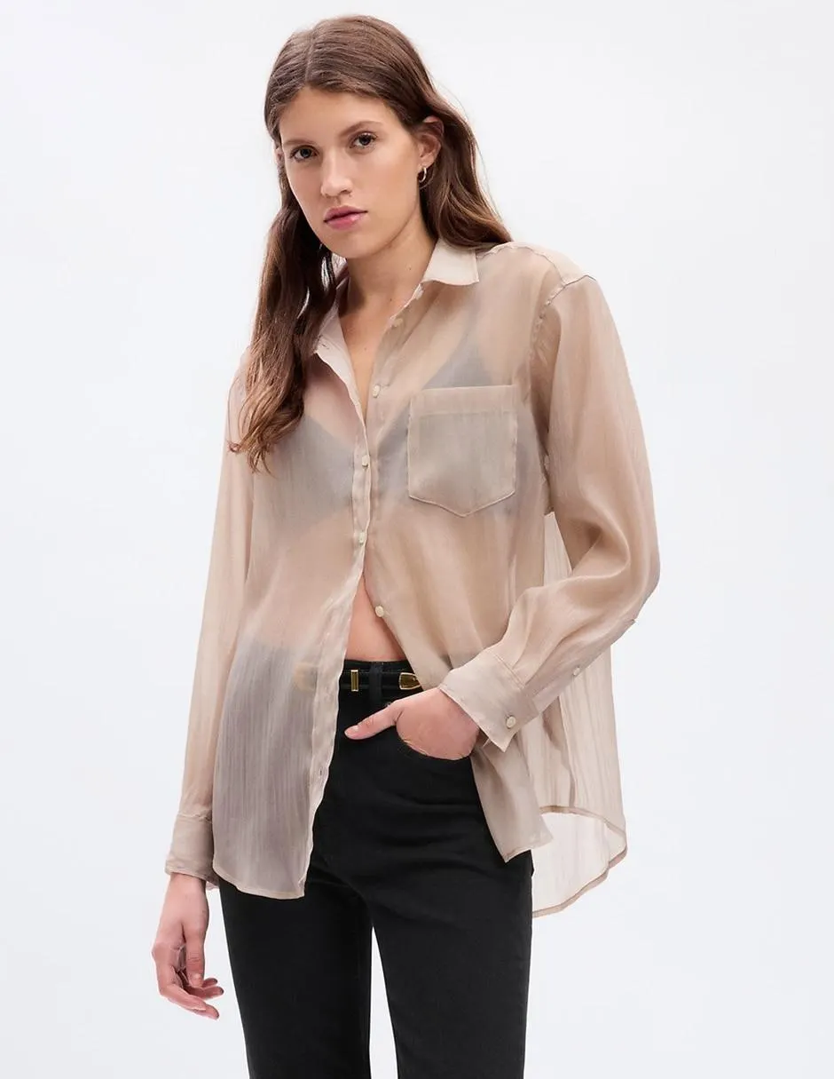 Camisa manga larga para mujer