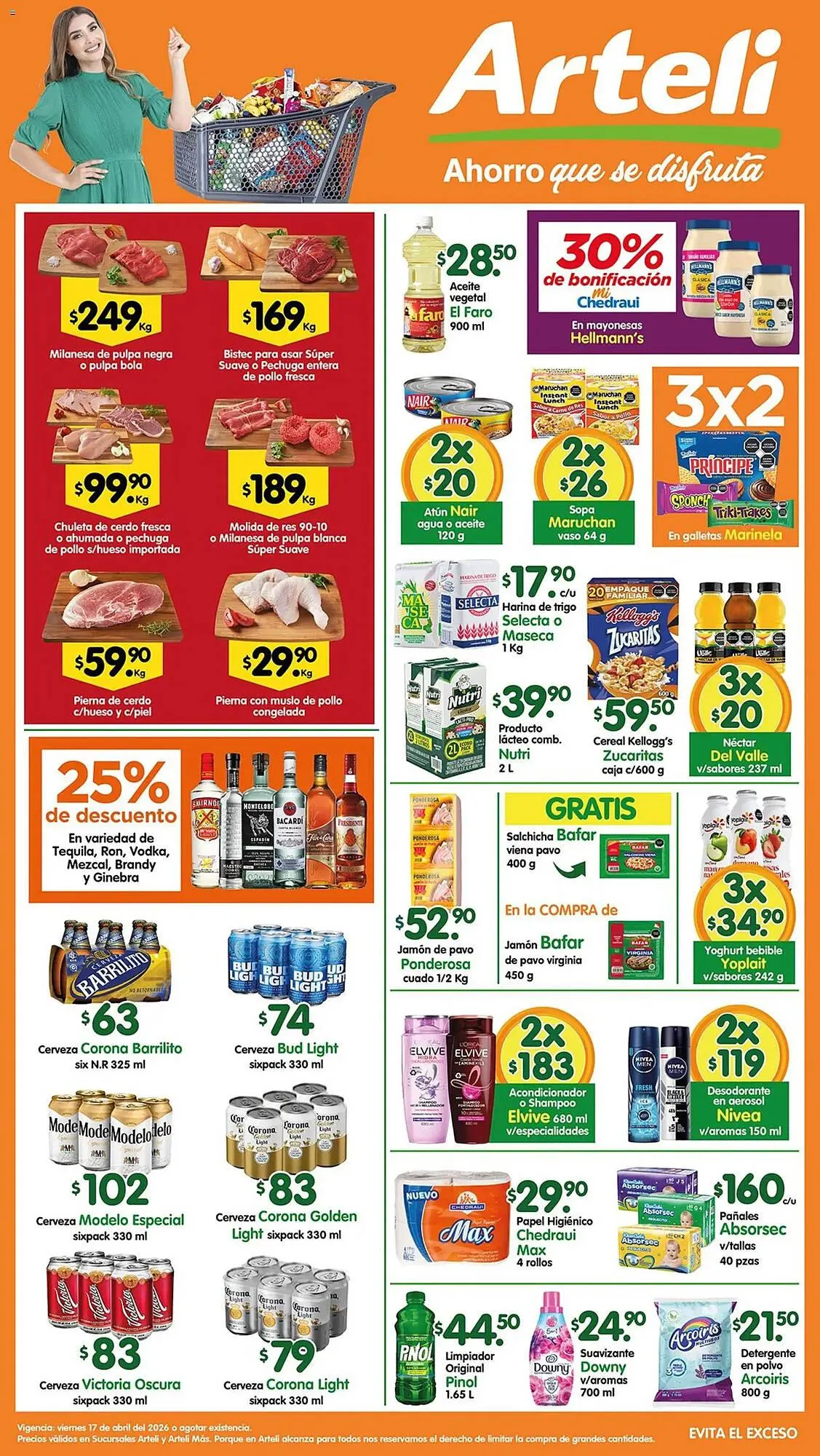 Catálogo de Folleto Arteli 17 de abril al 18 de abril 2026 - Pagina 1