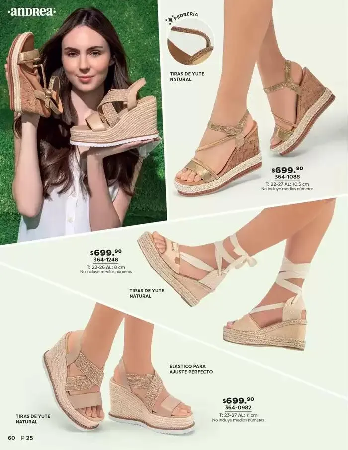 Catálogo de ANDREA | CALZADO DAMA 26 de enero al 24 de mayo 2025 - Pagina 60