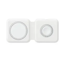 Apple Cargador Inalámbrico MagSafe Duo Charger, 9V, USB C, Blanco