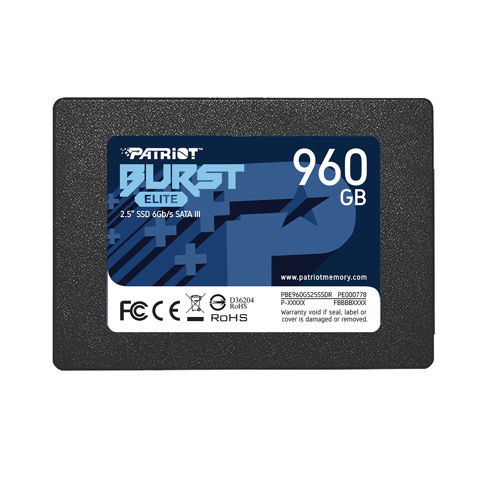 Ssd Patriot Burst Elite 960Gb 2.5" Sata Iii Pbe960Gs25Ssdr
