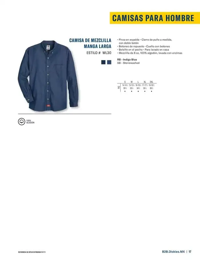 Catálogo de B2B Dickies Catalog 23 de octubre al 30 de abril 2025 - Pagina 17