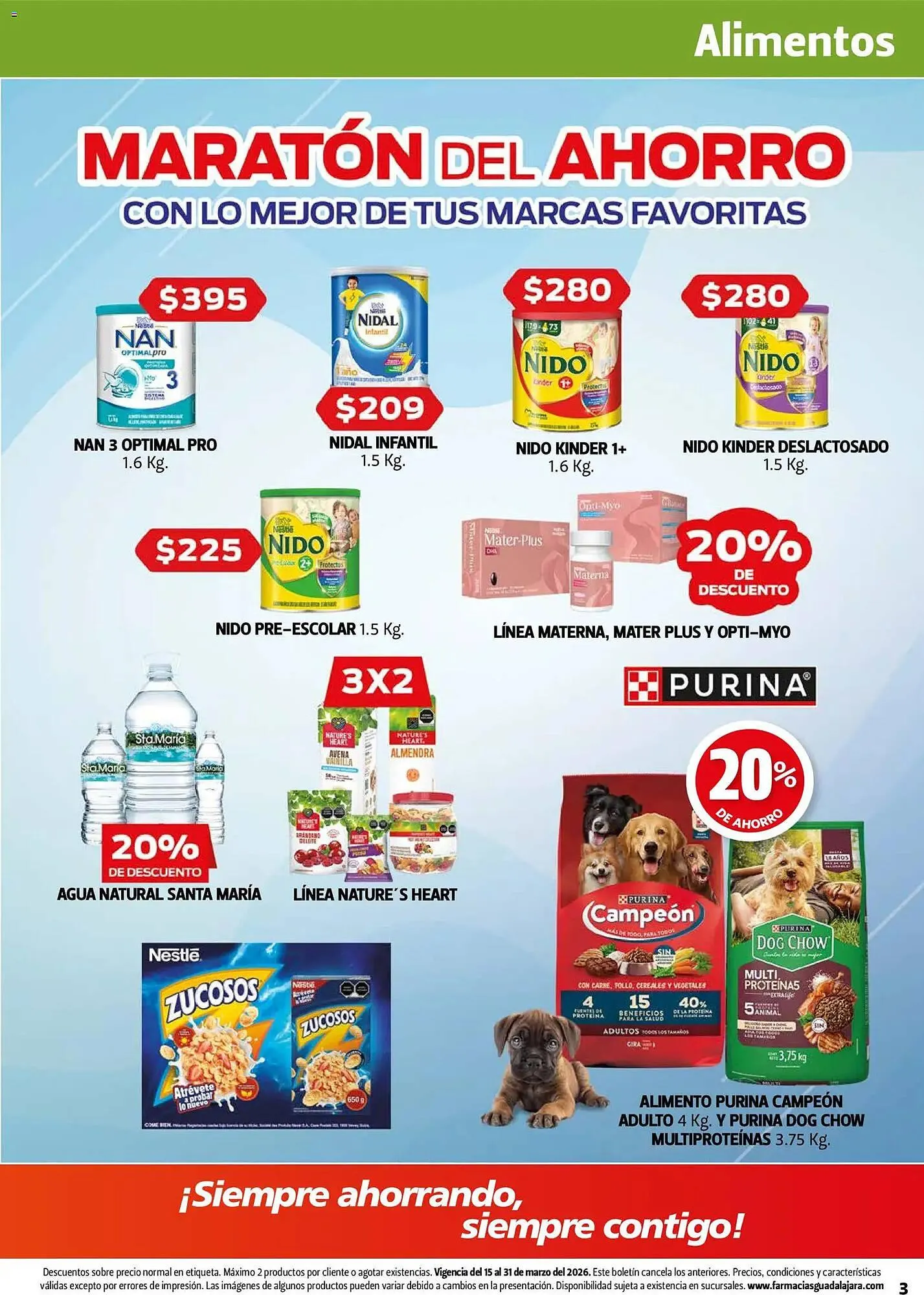 Catálogo de Folleto Farmacias Guadalajara 15 de marzo al 31 de marzo 2026 - Pagina 3