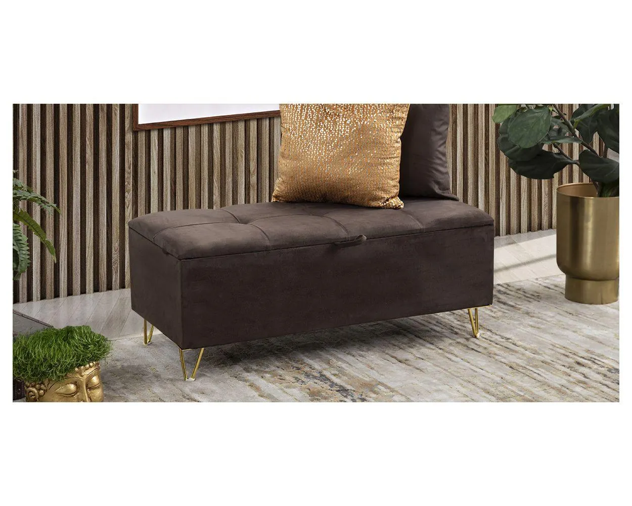 Banca Baúl Iris Café