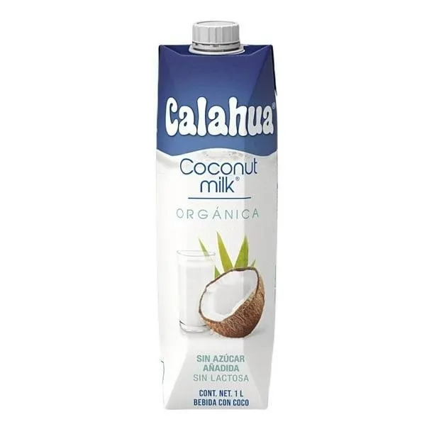 Alimento líquido de coco Calahua Coconut milk orgánica 1 l