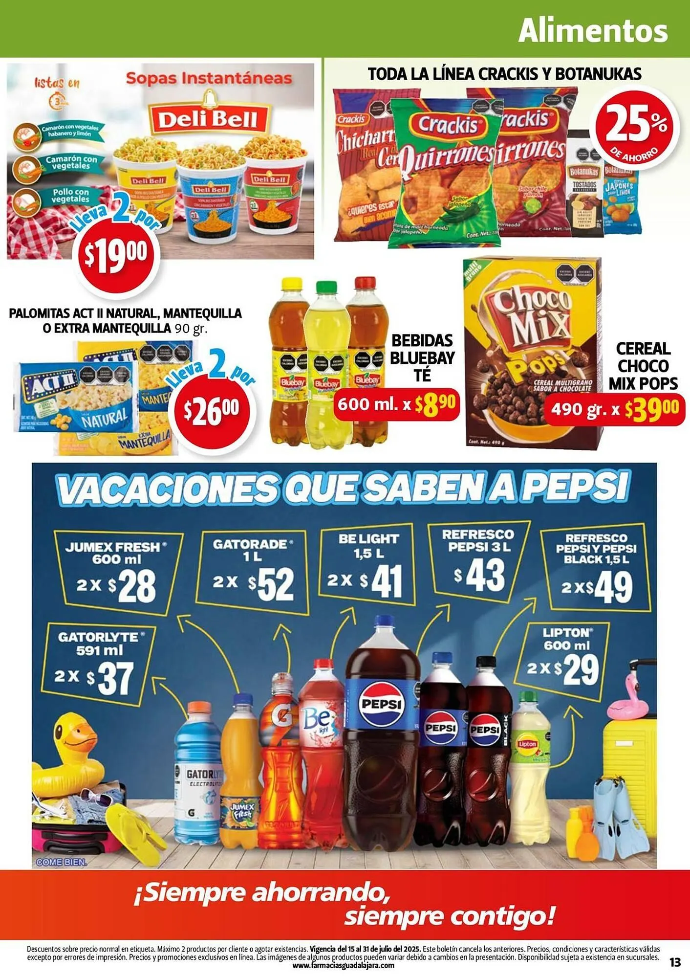 Catálogo de Catálogo Farmacias Guadalajara 15 de julio al 31 de julio 2025 - Pagina 13