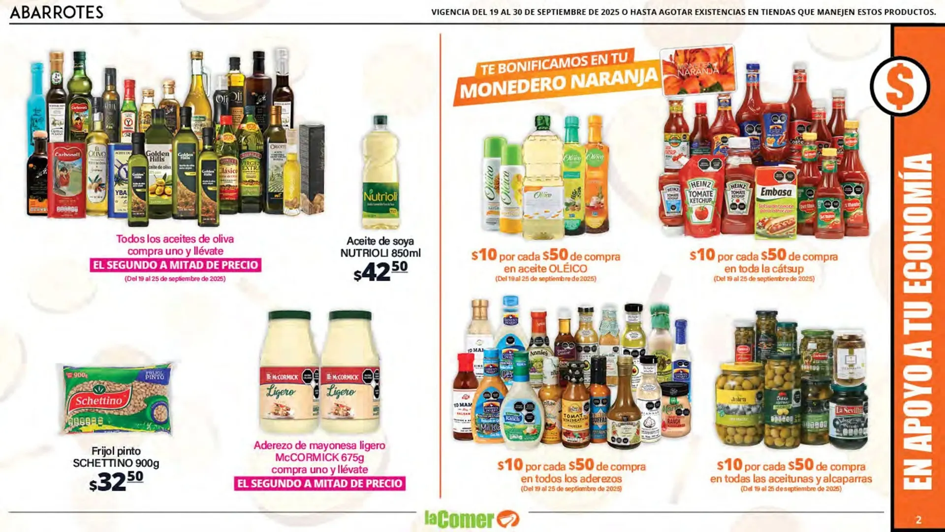 Catálogo de Folleto La Comer 19 de septiembre al 30 de septiembre 2025 - Pagina 2