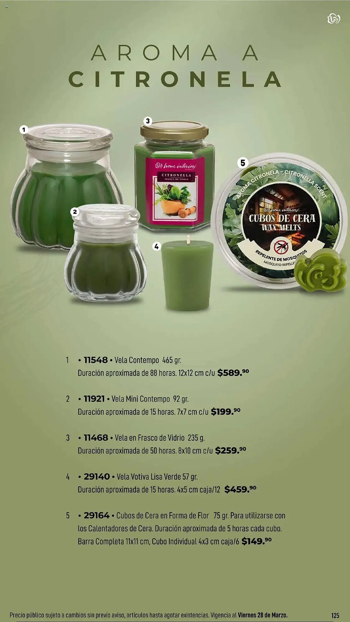 Catálogo de Catálogo Home Interiors 17 de febrero al 28 de marzo 2025 - Pagina 125