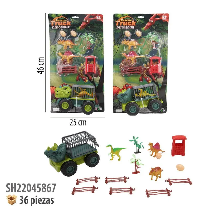 CAMION DINOSAURIO CON ACCESORIOS
