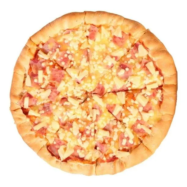 Pizza entera sabor hawaiana