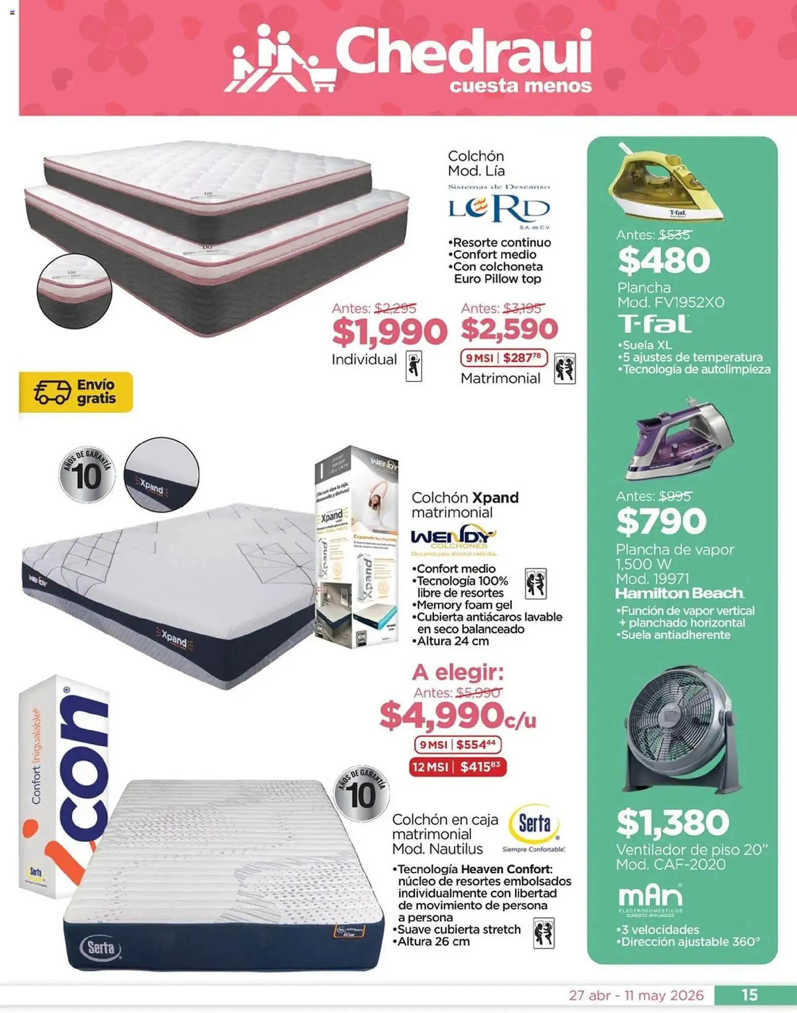 Catálogo de Folleto Chedraui 27 de abril al 12 de mayo 2026 - Pagina 15
