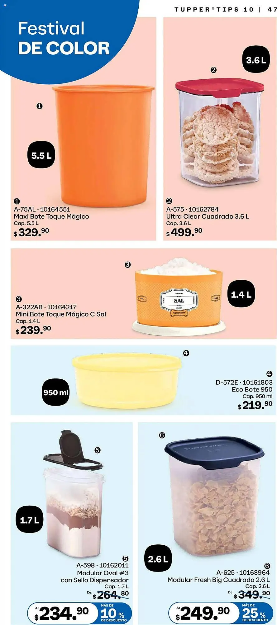 Catálogo de Catálogo Tupperware 8 de septiembre al 6 de octubre 2025 - Pagina 47