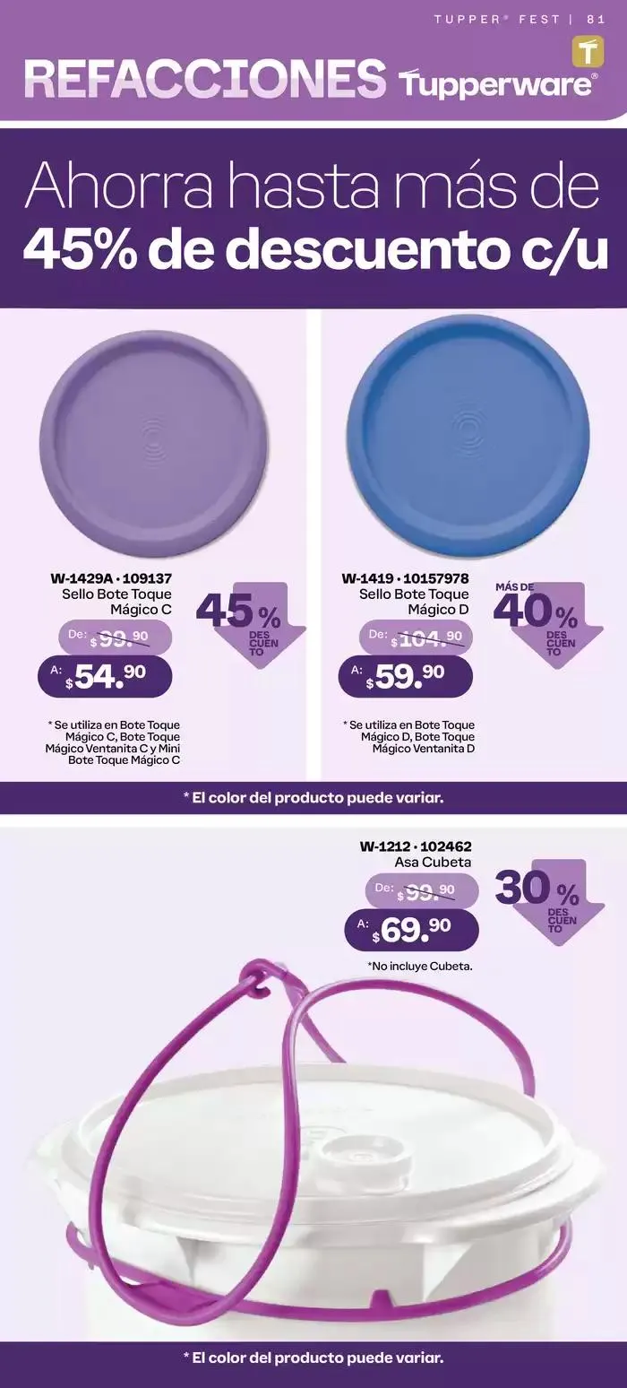 Catálogo de Tupper Tips 20 de diciembre al 29 de diciembre 2024 - Pagina 81