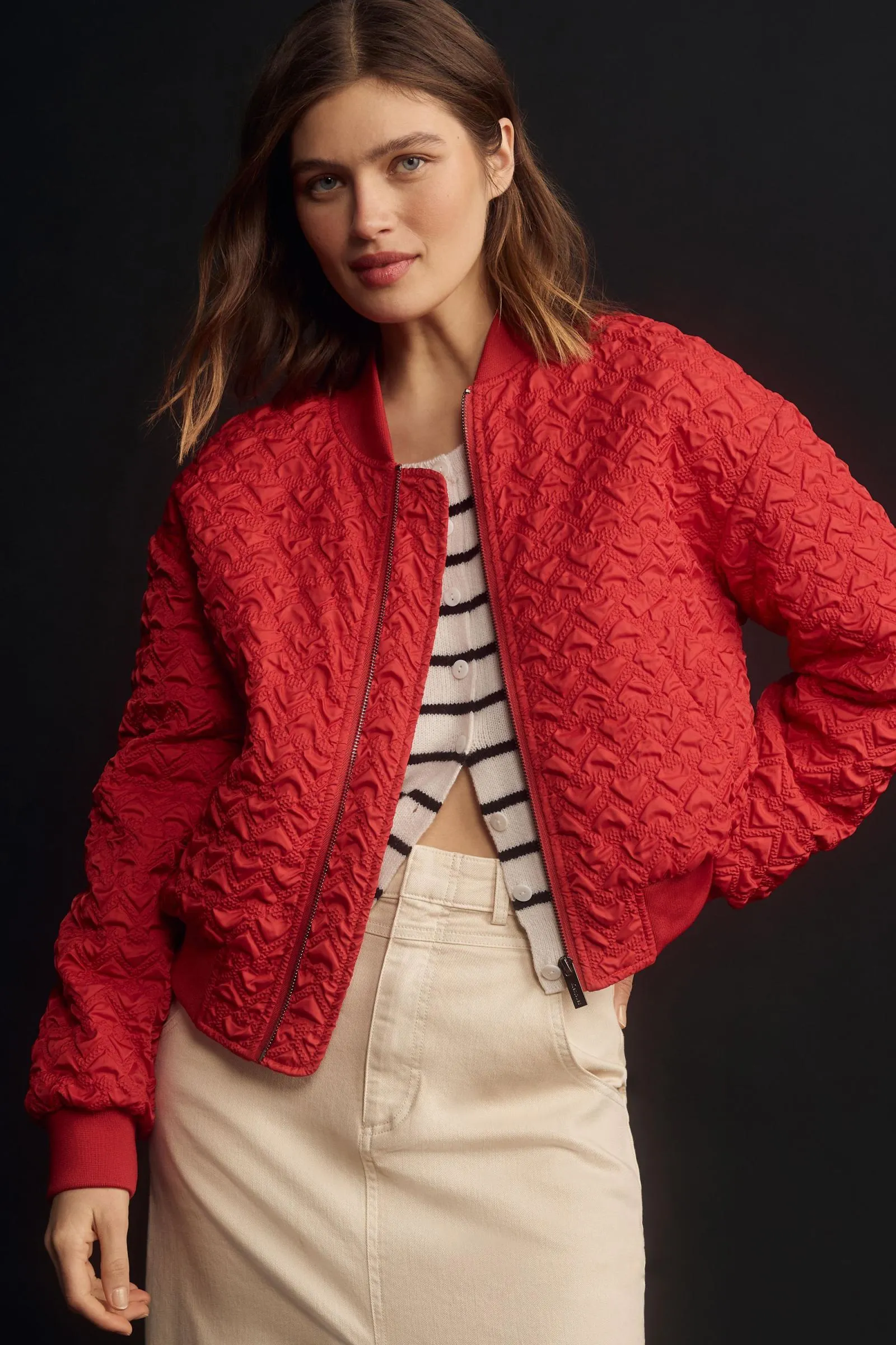 Sanctuary Heartbreak Quilted Bomber Jacket