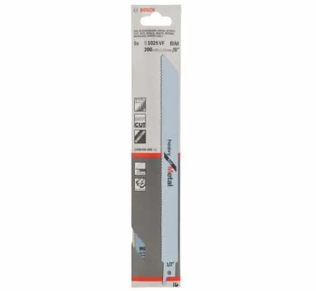 Segueta Sable 200MM 5 Piezas Bosch 2608656265