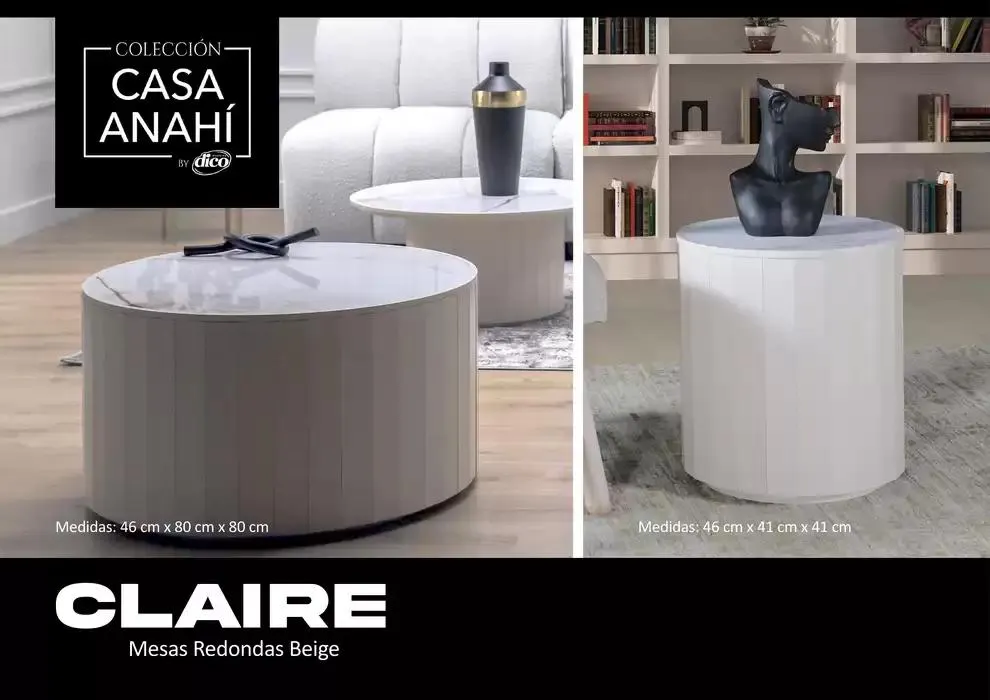 Catálogo de Muebles Dico Mesas Ocasionales Centro 2025 14 de febrero al 31 de diciembre 2025 - Pagina 35