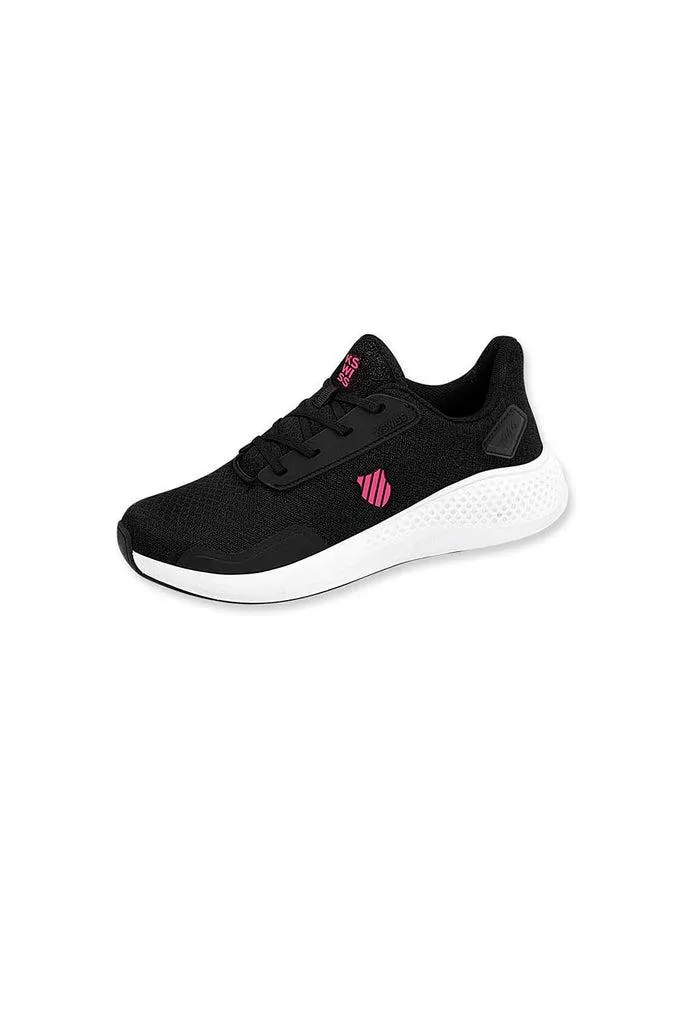 K8F411 Tenis Deportivo Color Negro Confort Marca K-Swiss