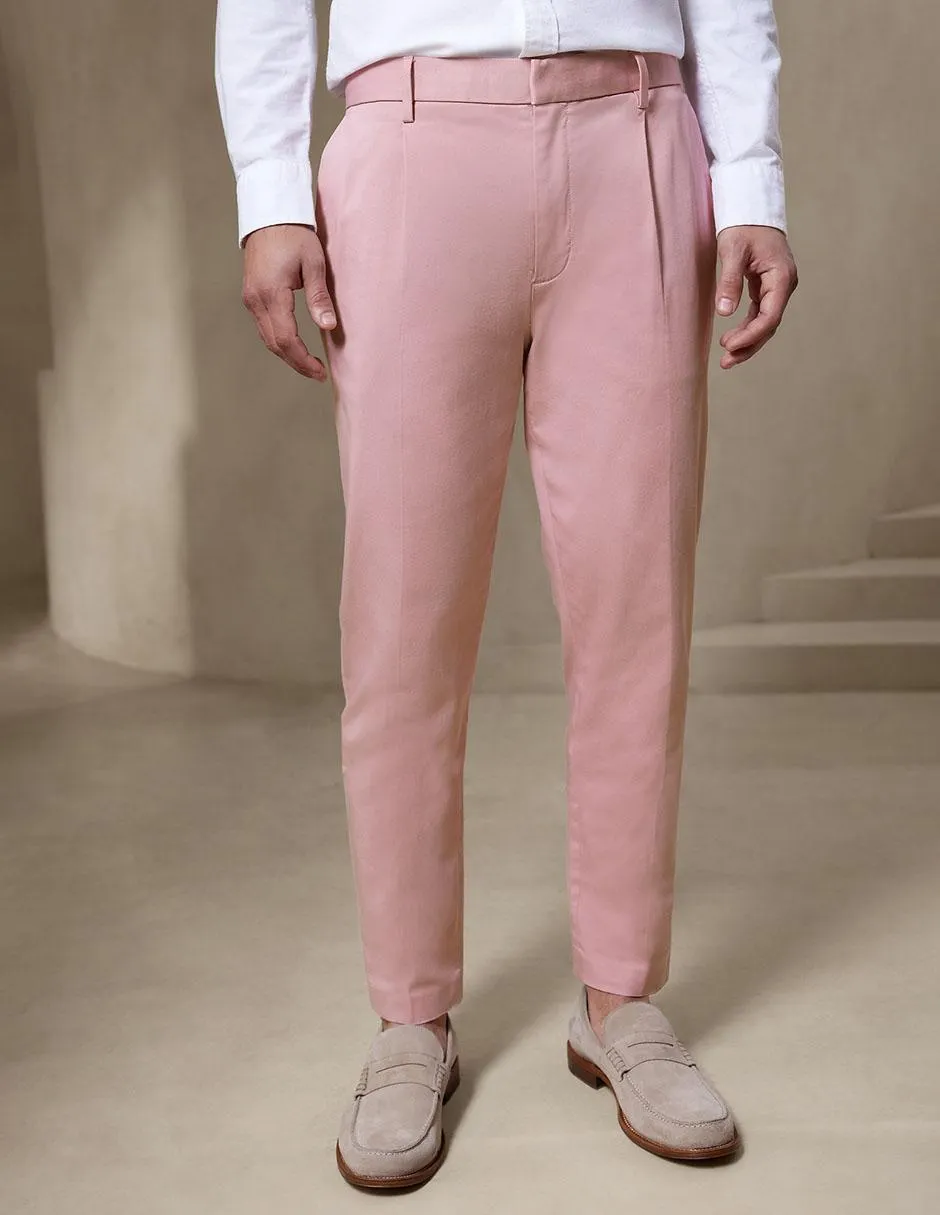 Pantalón slim de algodón para hombre