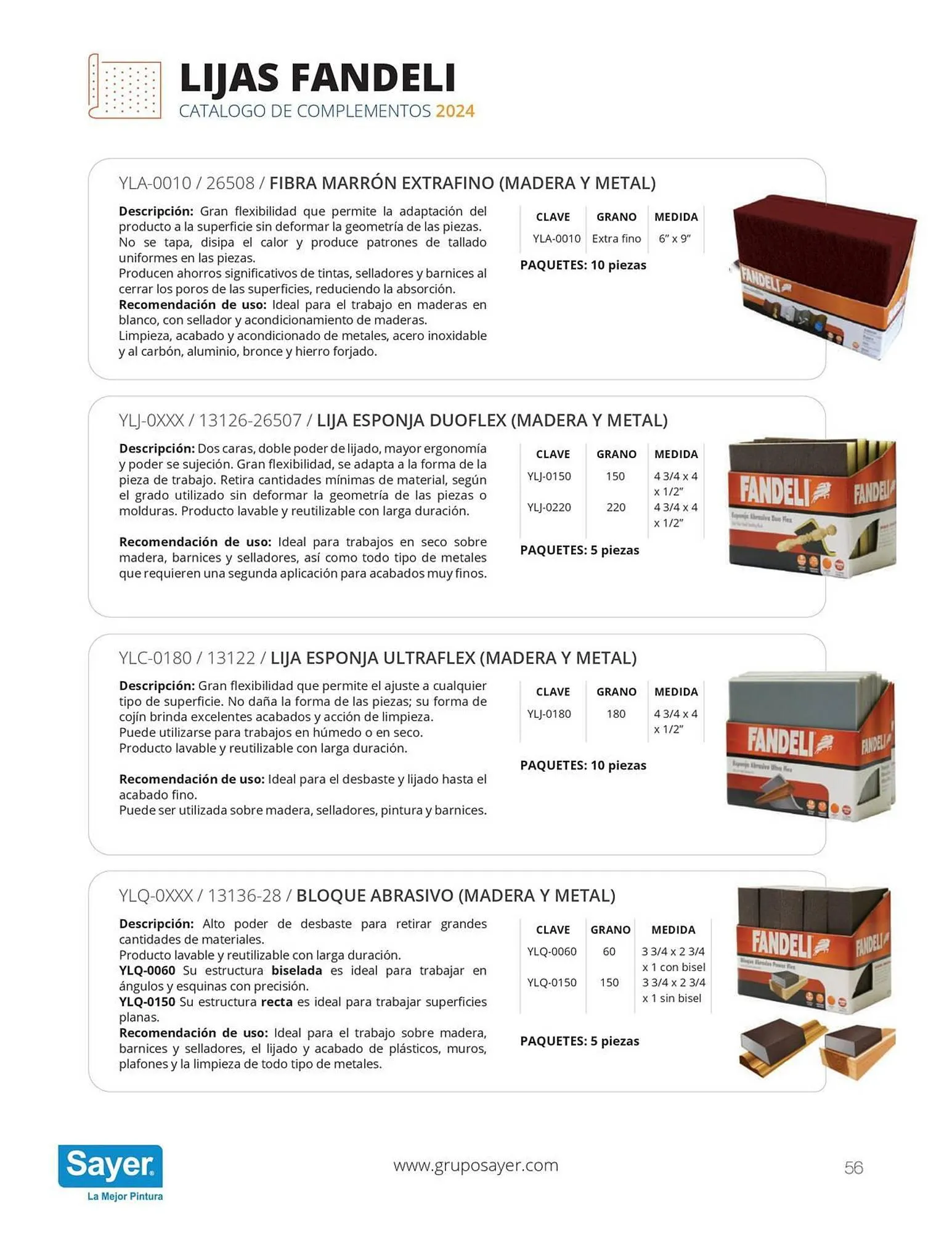 Catálogo de Catálogo Sayer 3 de enero al 31 de diciembre 2024 - Pagina 56