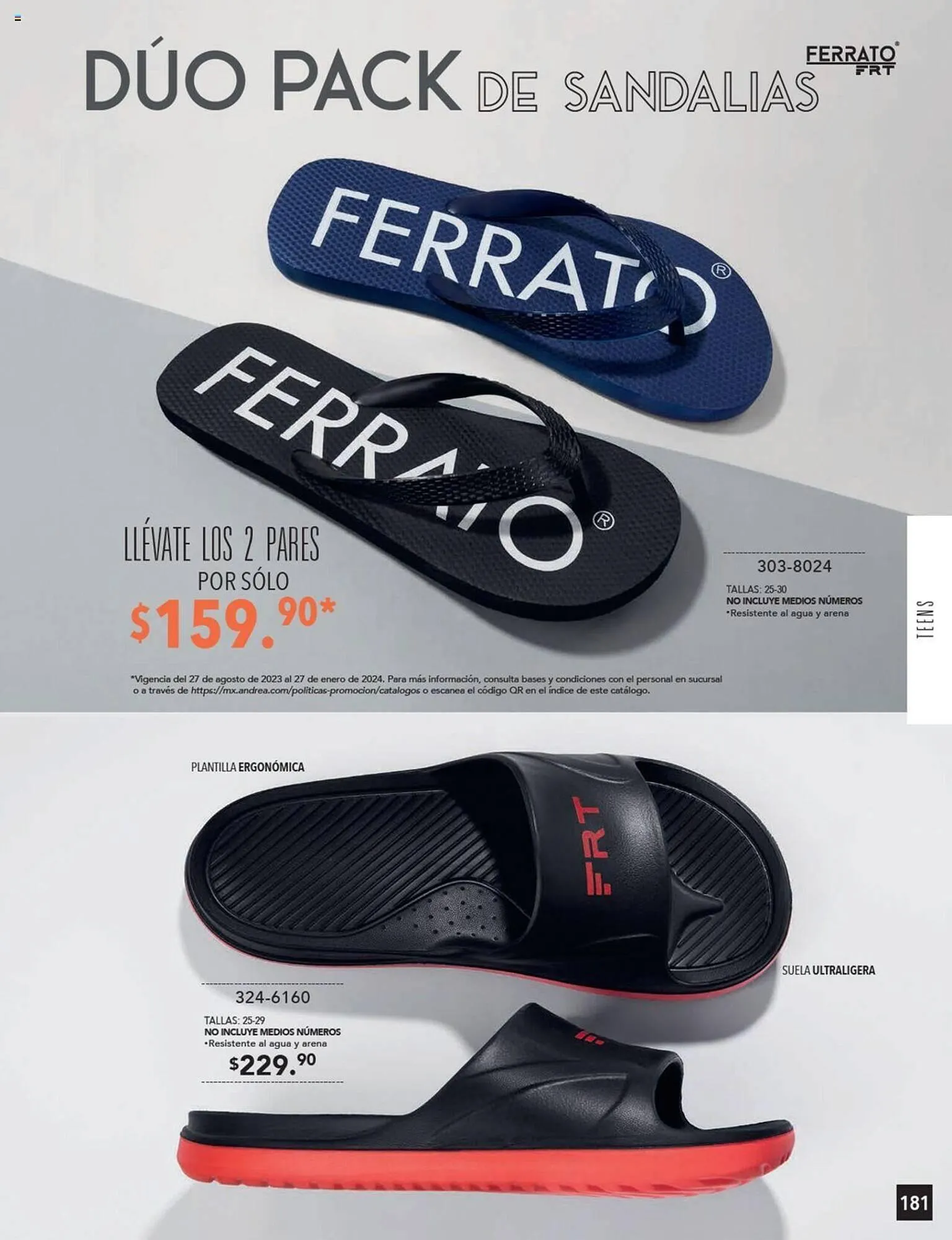 Catálogo de Catálogo Andrea 27 de agosto al 27 de enero 2024 - Pagina 181